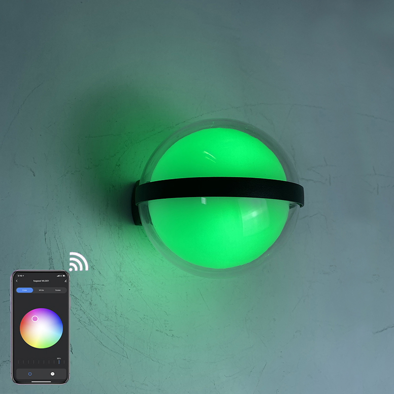 Tuya app applique applique led applique app luci controllate app controllo illuminazione app applique applique led applique trasparente lampada sfera di cristallo