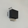 Lampada da parete quadrata da 6W Lampada da parete a LED per esterni Confezione da parete per illuminazione a LED Lampada da parete per esterni a LED Lampada da parete a sei fasci di luce