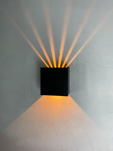 Lampada Da Parete 6W A 6 Fasci Di Luce Led Estetica Applique Da Parete A Led Moderna Lampada Da Parete A Led Per Esterni Applique A Led Da Parete Per Interni