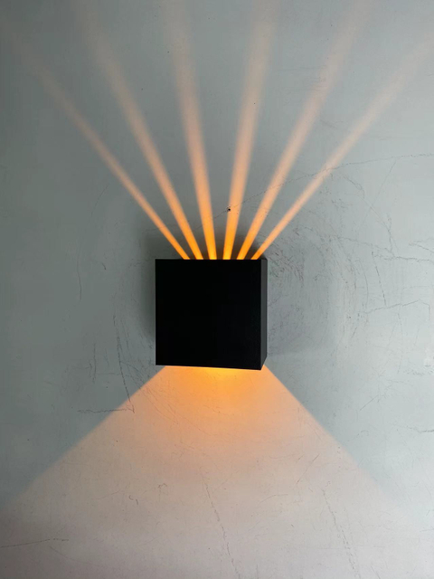 Lampada Da Parete 6W A 6 Fasci Di Luce Led Estetica Applique Da Parete A Led Moderna Lampada Da Parete A Led Per Esterni Applique A Led Da Parete Per Interni