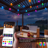 Luci a stringa solare a LED Decorazione natalizia Lampadina IP65 Lampada da patio impermeabile Ghirlanda per mobili da giardino all'aperto