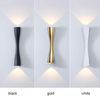 Groothandel Mode Decorate Indoor Zwart Goud Alluminio Acryl Ijzer Woonkamer LED Moderne Wandlamp