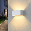Lampada da parete per esterni impermeabile Lampada da parete lunga a LED IP65 Luce in alluminio Giardino Villa Portico Sconce Light 110V 220V Sconce Apparecchio