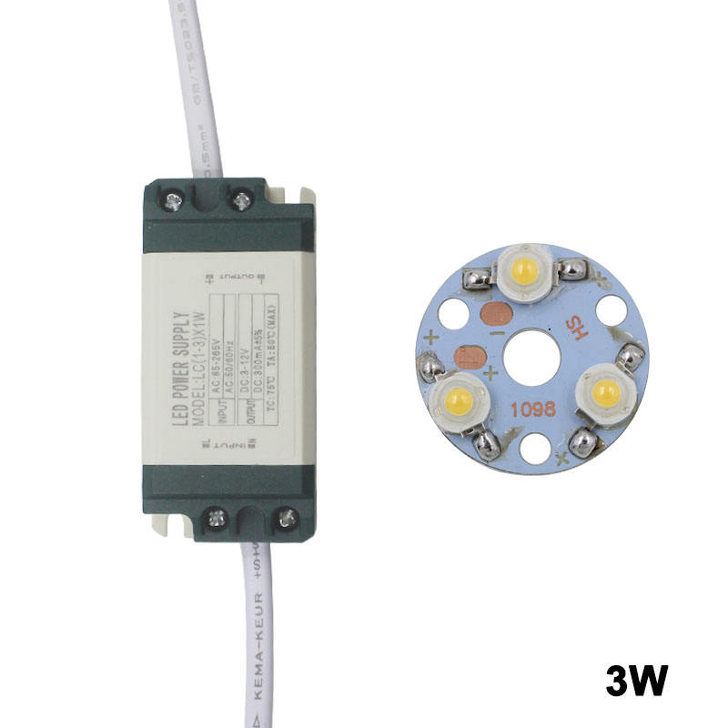 Lampadina a LED da 24W faretto Star pannello chip ad alta potenza LED driver di alimentazione a conchiglia in plastica