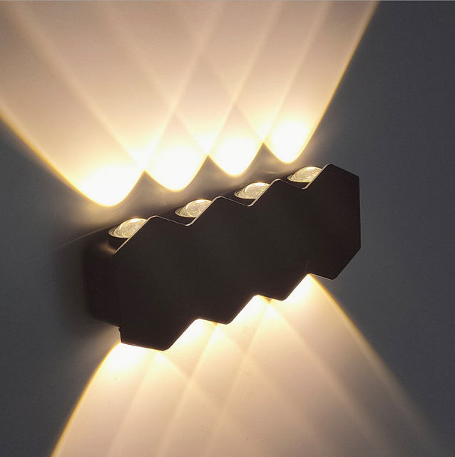 Moderne lampade da parete impermeabili a LED e lampade decorative per illuminazione da parete per esterni Illuminazione domestica Moderna applique da parete a LED