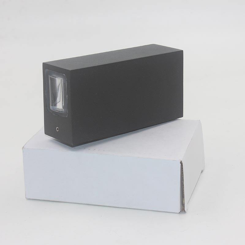 Black Shell Beam Light Applique da parete impermeabile Moderna applique da parete per esterni a led Applique da esterno di alta qualità
