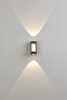 Lampada da parete a LED impermeabile Luci da giardino decorative Lampada da parete in alluminio su e giù per esterni Lampada da parete a LED montata