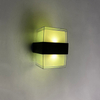 2023 Nuovo Tuya Smart IP65 WiFi APP Controllato AC85-265V RGBCW art deco moderna plastica giardino impermeabile LED applique da parete per esterni