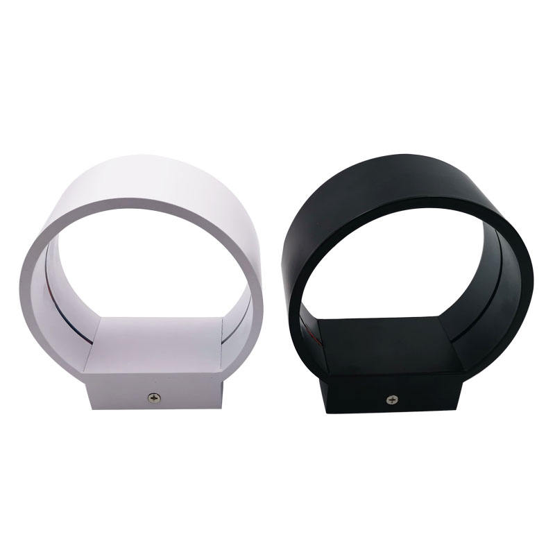 5W AC85-265V Lampada da parete a cerchio per interni RGB con controller per la decorazione di interni Illumina le luci