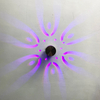 Lampada da parete a LED con foro a spirale RGB Lampada a spirale dimmerabile 3W con superficie di controllo remoto Installa mini luce per bar sala giochi NOVITÀ