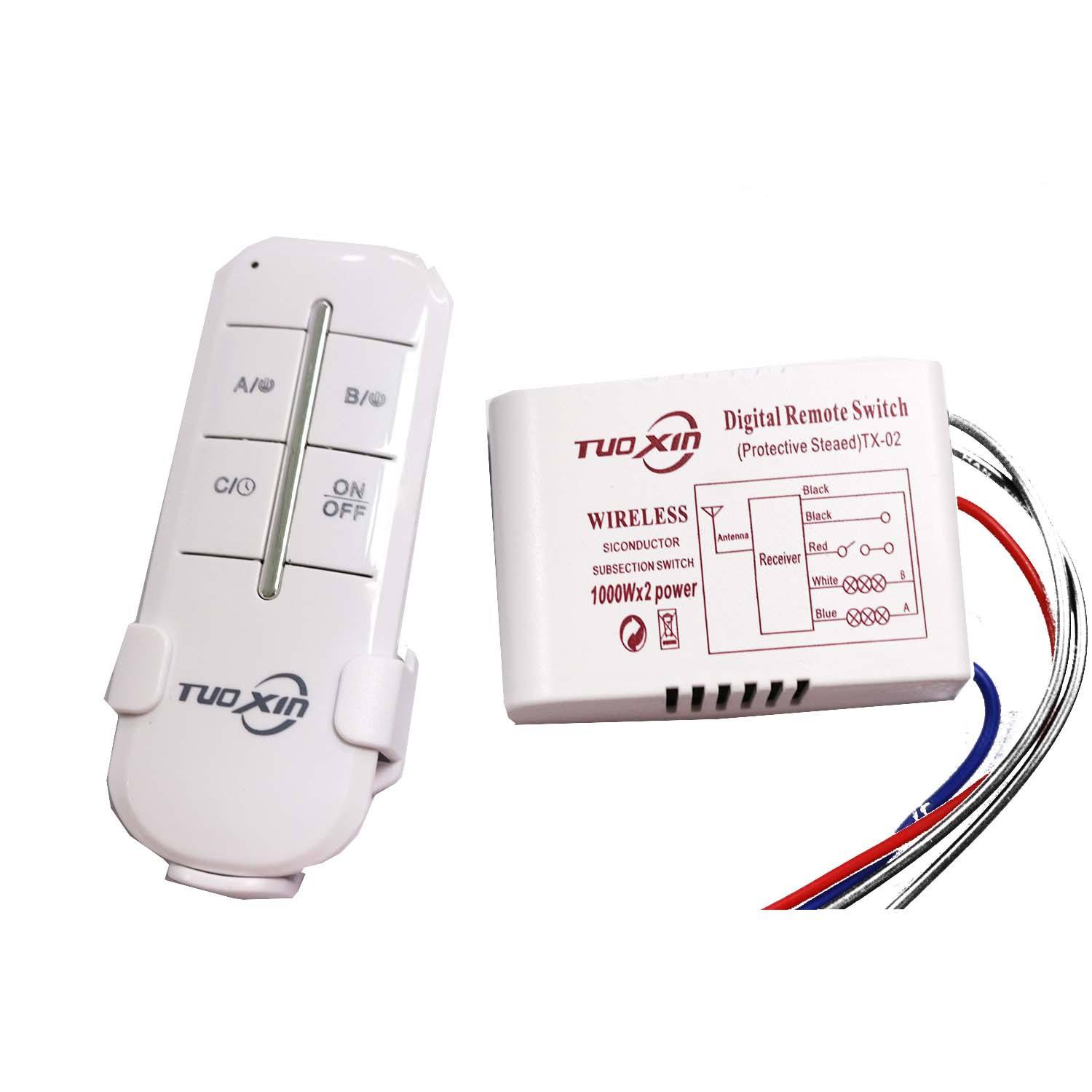 Interruttore di comando a distanza senza fili Interruttore digitale chiaro a 3 vie del regolatore di segmento della lampada della casa astuta di Digitahi LED Commercio all'ingrosso