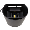 APP Control Smart Applique da parete a LED Lampada da parete regolabile rotonda Lampada da giardino per esterni IP65 Moderna applique da parete a LED da 9 W Su e giù Applique da parete a LED a parete Luci controllate da app
