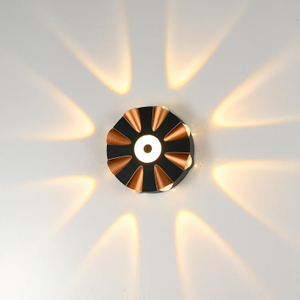 Lampada da parete impermeabile per esterni a LED luminosa circostante Corridoio Corridoio Corridoio Porta Sfondo Paesaggio Lampada da parete in alluminio