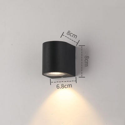 Applique LED IP65 Esterno Impermeabile Giardino 5W/10W Lampada Moderna Corridoio Camera da Letto Soggiorno Interno Hotel Wandleuchte Badezimmer