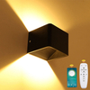 2.4G Lampada da parete a luce regolabile Lampada da parete a cubo Lampada da parete in stile europeo Lampada da parete a cubo in ceramica con controller 20W Lampada da parete per interni Corridoio Corridoio Lampada di buona qualità e prezzo basso