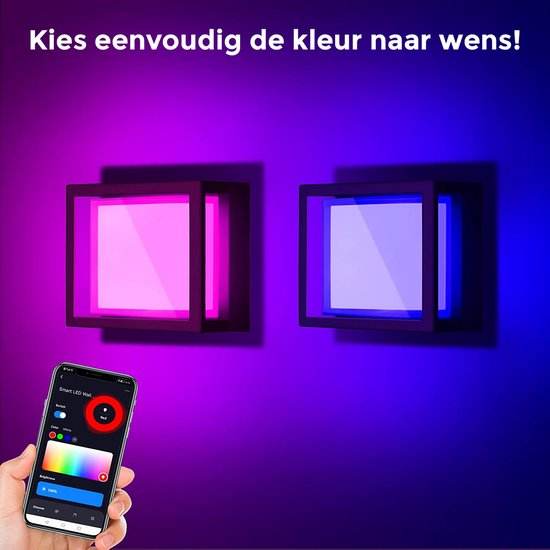 Illuminazione TUYA APP da 10W Applique impermeabile in acrilico per la decorazione del giardino con prezzo di fabbrica per l'illuminazione del soggiorno