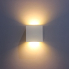 Cube CoB 6W LED Up Down Wall Sconce AC85-265V Camera da letto Comodino Cubo Applique da parete per interni Decorazione in alluminio Apparecchio di illuminazione