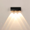 Moderna semplice lampada da parete esterna a LED impermeabile lampade da cortile cancello lampada terrazza balcone applique da giardino prezzo di fabbrica