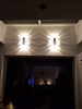 Lampada a led decorativa doppia applique da parete a farfalla e luce notturna per interni