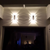 Lampada a led decorativa doppia applique da parete a farfalla e luce notturna per interni