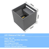 Stile industriale AC85-265V Impermeabile IP65 Fascio regolabile Lampada da parete impermeabile per esterni a LED in alluminio