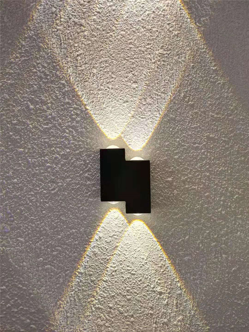 Lampada da parete per scale impermeabile a luce decorativa a LED e moderna luce notturna per esterni