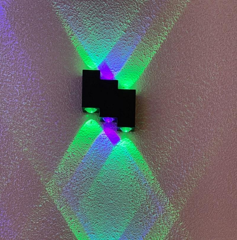 Lampada da parete per scale impermeabile a luce decorativa a LED e moderna luce notturna per esterni