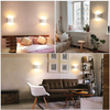 Lampada da parete a LED per interni da 10 W su e giù in alluminio Decorare Applique da parete Camera da letto Applique da parete a LED Illuminazione impermeabile