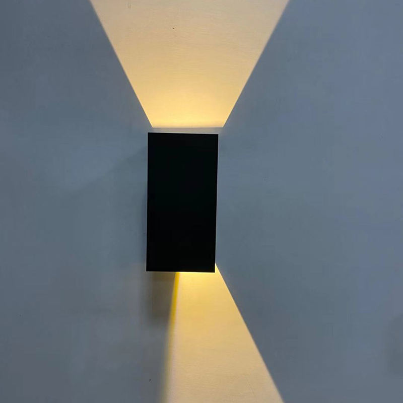 12W impermeabile applique da parete esterna a parete lampada da parete a LED per la casa luci in alluminio leggero