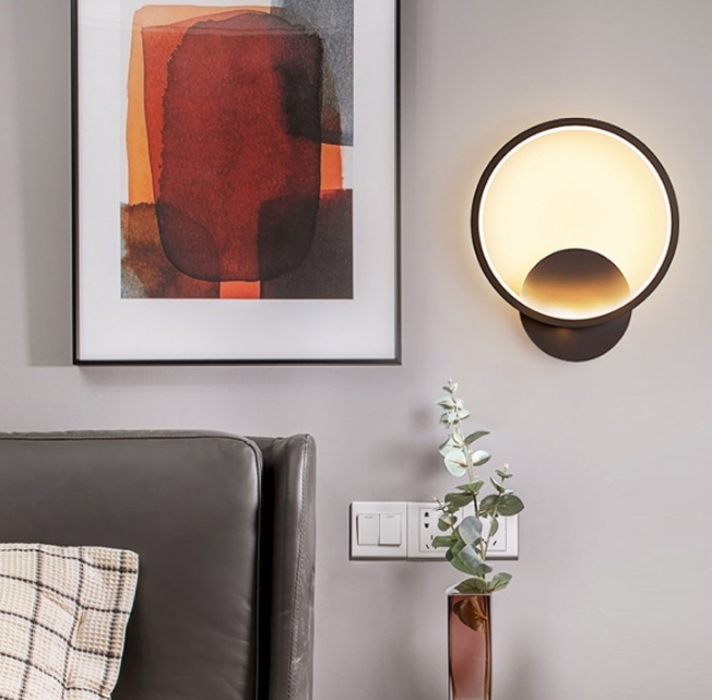 LED Nordic soggiorno camera da letto comodino lampada da parete portico corridoio ristorante tromba delle scale lampada da parete balcone lampade salone di bellezza