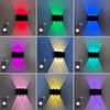 Lampada da parete per esterni Telecomando APP Lampada da parete a LED dimmerabile compatibile con Bluetooth RGB Utilizzato per la decorazione delle vacanze AC85-265V