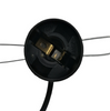 Cavo di alimentazione da 1,8 m Cavo con dimmer Interruttore ON OFF Clip in metallo E14 E27 Base per lampada Hanglamp Supporto per presa Cavo per Salt Rock liight