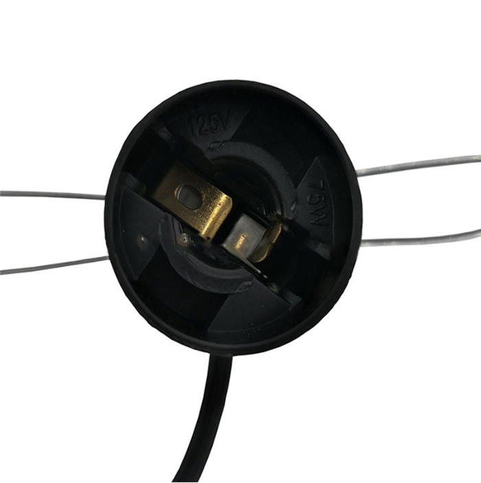Cavo di alimentazione da 1,8 m Cavo con dimmer Interruttore ON OFF Clip in metallo E14 E27 Base per lampada Hanglamp Supporto per presa Cavo per Salt Rock liight
