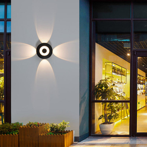 Lampada da parete moderna per esterni Luxury Ip65 Lampada da parete per esterni fabbricata in alluminio Gu10 Nuovo