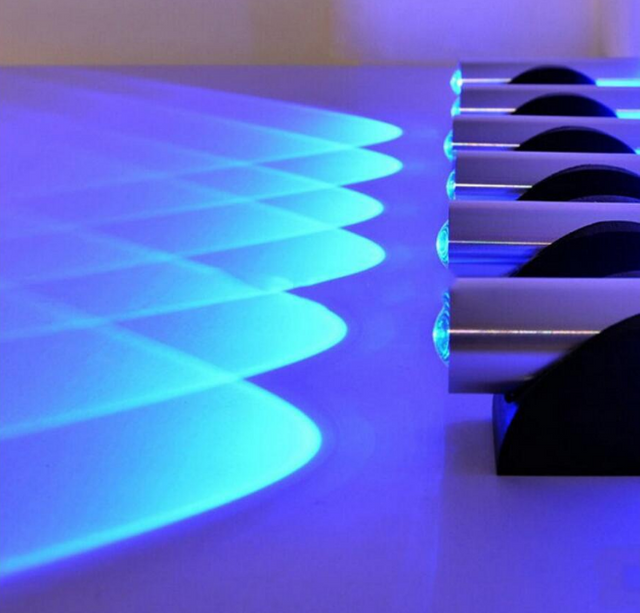 Nuova lampada da parete nera spazzolata corta diritta 2W 6W Prezzo all'ingrosso di fabbrica Lampade da parete per hotel Lampada da parete per interni leggera