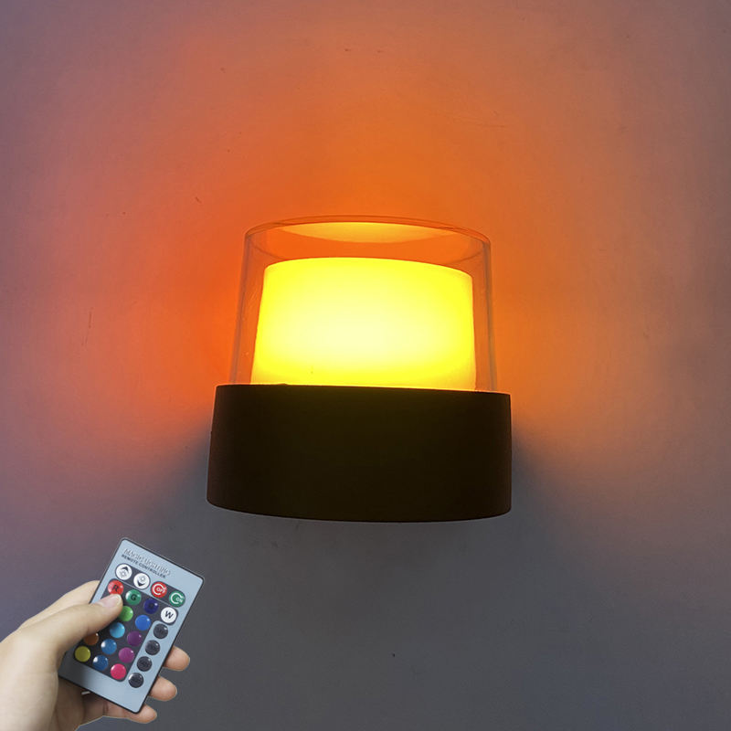 Lampada Led Decorativa Lampada Da Parete Impermeabile Rotonda In Acrilico E Luce Notturna Per Esterni