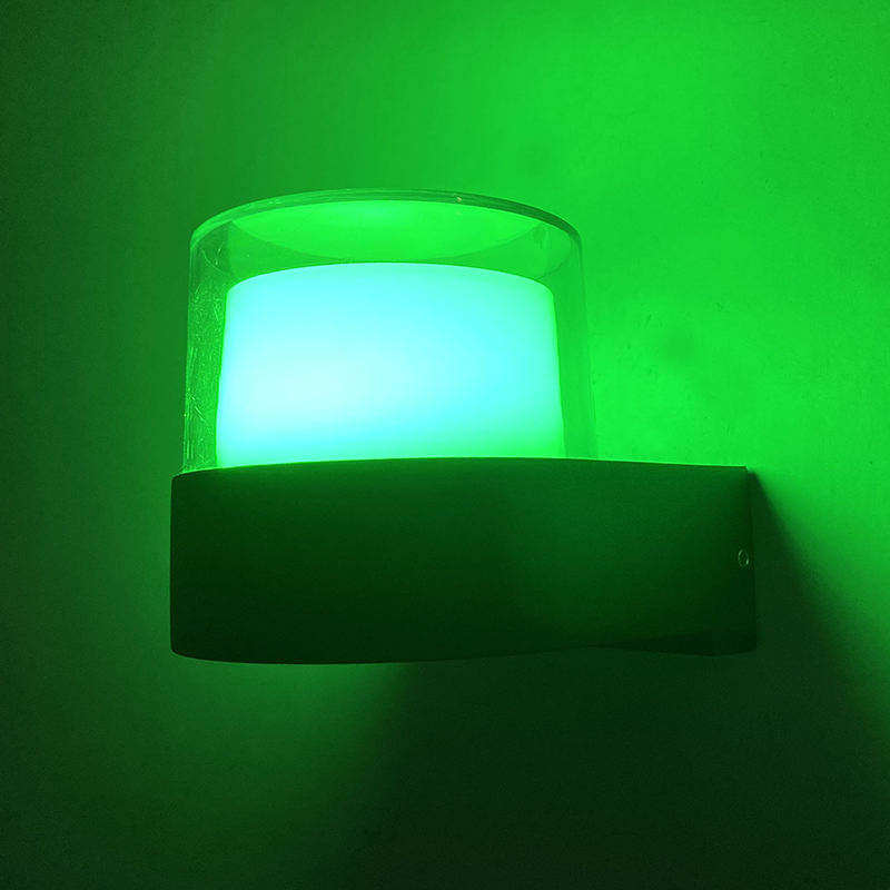 Lampada Led Decorativa Lampada Da Parete Impermeabile Rotonda In Acrilico E Luce Notturna Per Esterni