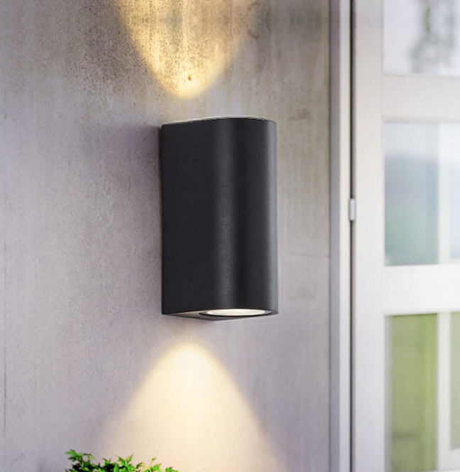 Lampada a LED dal design creativo 12W Applique da parete per interni Lampada da parete per esterni moderna nordica impermeabile per interni Homall E Decor Lampara
