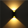 Lampada da parete impermeabile da 10W Moderna applique da parete a LED Up Down Lighting Outdoor Home Room Camera da letto