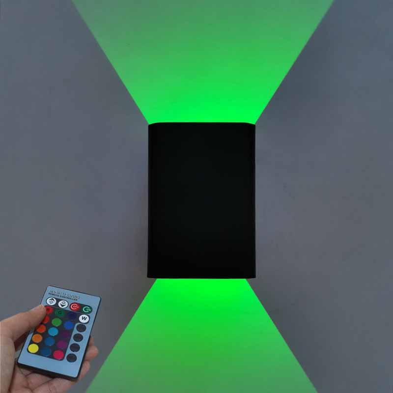 Lampada da parete moderna 5W LED Up Down RGB Camera da letto