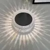 Lampada da tavolo dimmerabile al tocco Lampada da tavolo a led Lampada da tavolo con controllo tattile Lampada da ricarica in cristallo Lampada a LED a striscia rosa Proiettore Lampada da notte romantica a 16 colori
