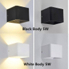 3w 5w Lampada da parete quadrata Illuminazione a led per interni Illuminazione per interni a led Cubo di ceramica Lampada da parete per interni Lampada da parete piccola quadrata Lampada da parete unica Decorazione per interni dell'hotel Buona qualità 