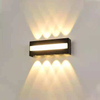 Lampada da parete a LED Portico Lampada da parete per interni su e giù per esterni per scale domestiche Camera da letto Lampada da comodino Lampada da corridoio Illuminazione di marca