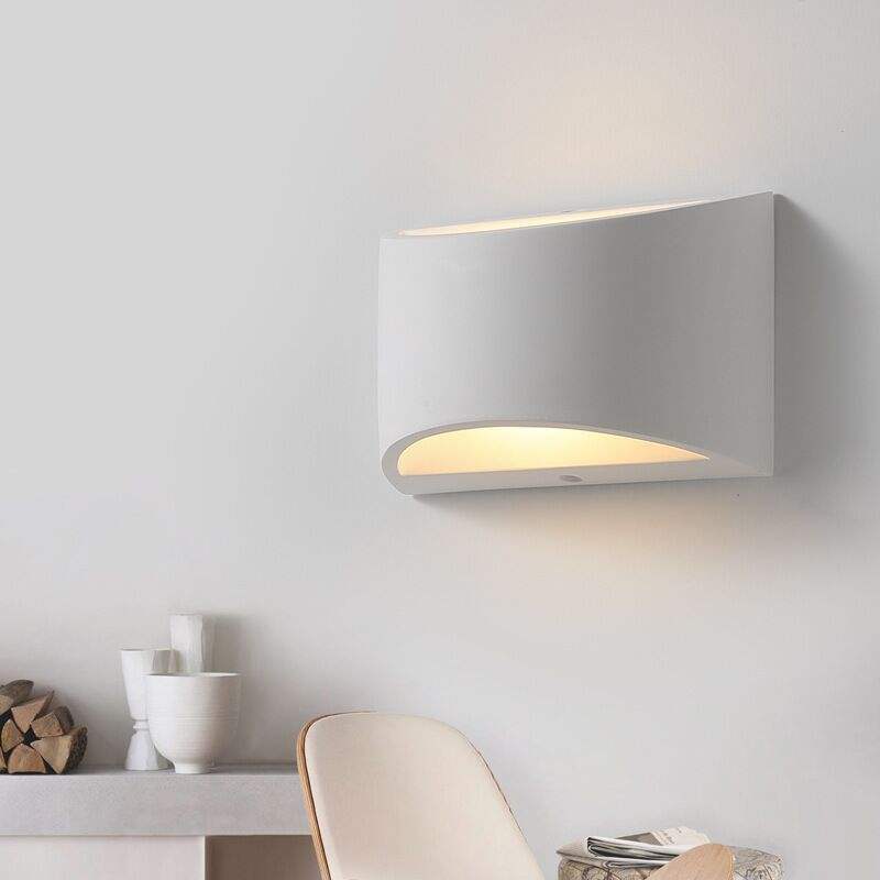 Nuova lampada da parete a sospensione Testata moderna a parete Luce nichel spazzolato Decor Hotel Lampada da parete USB Bend Metallo Luminoso personalizzato