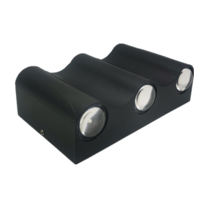 Lampada da parete a led in alluminio da esterno IP65 impermeabile Up Down applique da parete casa scala camera da letto comodino corridoio 4/6/8W 2 anni di garanzia