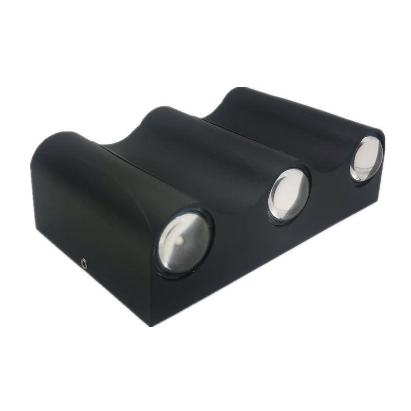 Lampada da parete a led in alluminio da esterno IP65 impermeabile Up Down applique da parete casa scala camera da letto comodino corridoio 4/6/8W 2 anni di garanzia