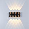 Lampada da parete a LED impermeabile da 6W Lampada da parete per esterni in alluminio per interni Accessori per la decorazione della luce del portico del giardino a LED montati su superficie