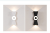 6W Led Waterproof Outdoor su e giù illuminazione da giardino a forma di corno IP65 lampada da parete a soppalco per esterni applique a led moderna