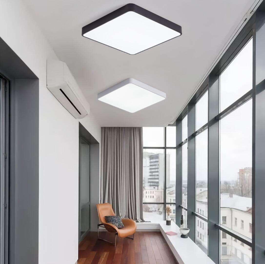 Plafoniere a LED Lampade da soffitto a LED ultra sottili Lampade da pannello moderne 30W 50W 72W Downlight per soggiorno Camera da letto Cucina Casa
