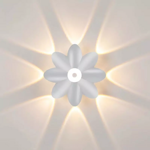 Applique da parete per esterni a LED Up Down Decorazione Spotlight Lotus Villa Corridoio Balcone Corridoio Sfondo Applique da parete
